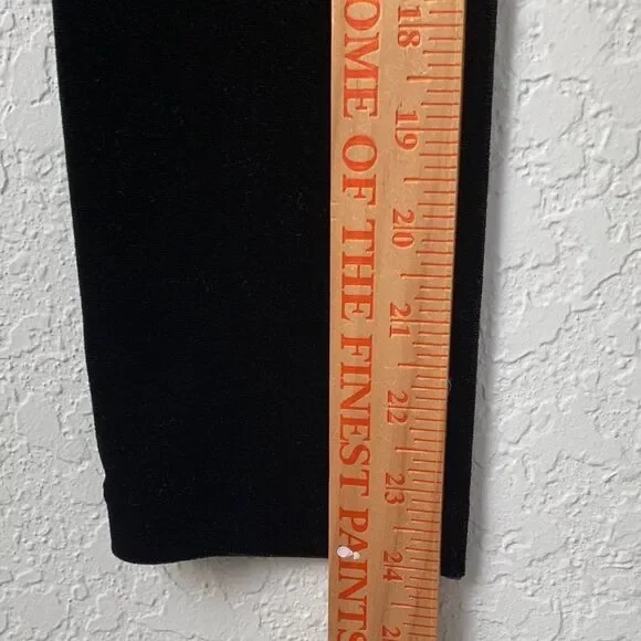 Mosaic & Co Black Velour Blazer/Skirt 2PC Set Size L - Picture 5 of 11